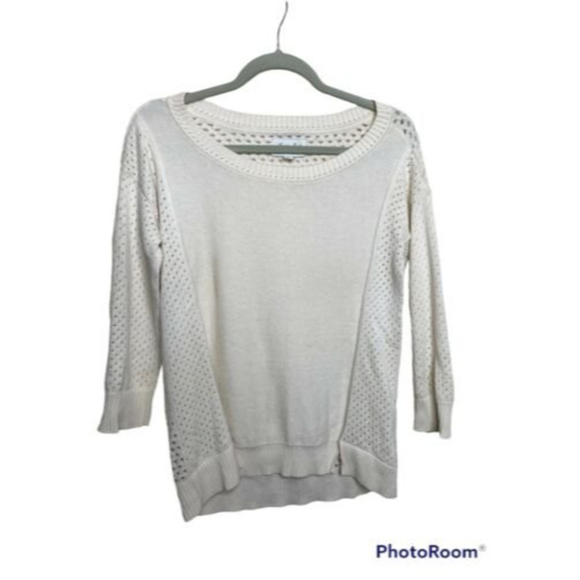 AMERICAN EAGLE IVORY COLOR CABLE KNIT SWEATER SIZE S/P - Picture 1 of 6